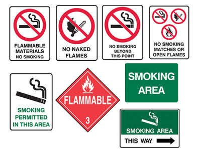 SMOKE & FLAME SIGNS - Dint Golf Solutions