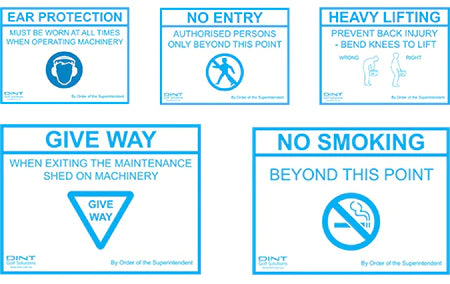 Shed Safety Sign Pack