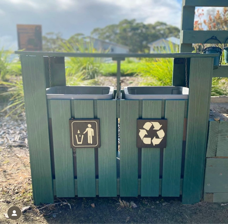 Dual Trash/Recycle Unit