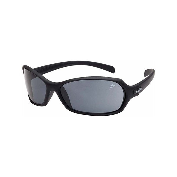 Bolle Hurricane Safety Glasses (Smoke Lens - Black Frame)