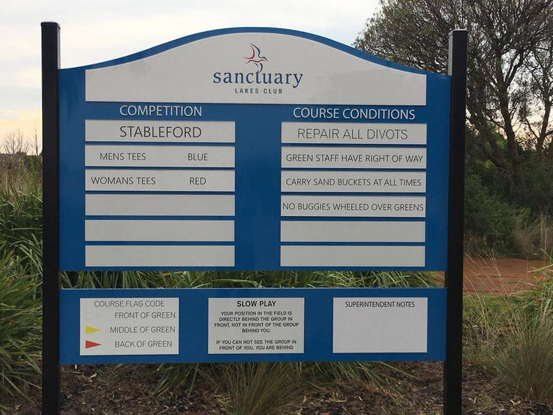 Golf Local Rules Board – Dint Golf Solutions