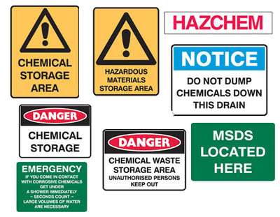CHEMICAL SIGNS - Dint Golf Solutions