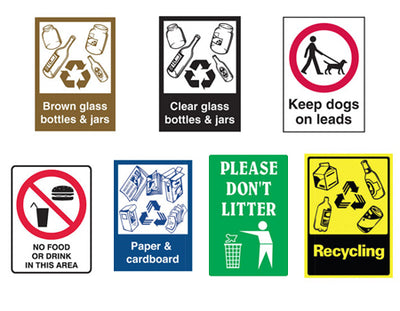 RECYCLING & LITTER SIGNS - Dint Golf Solutions