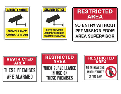 SHED SAFETY SIGNS - Dint Golf Solutions