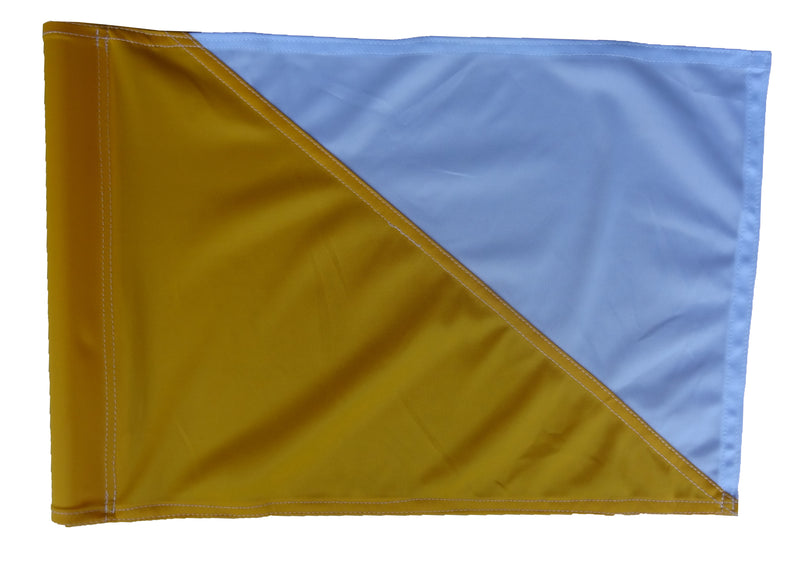 Diagonal Band Flags DINT Heavy-Duty Diagonal Split Flags – Dint Golf Solutions