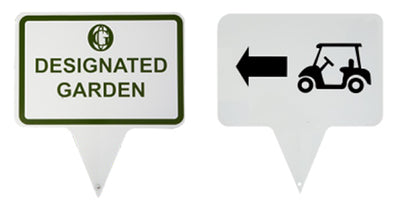 METAL PADDLE SIGNAGE - Dint Golf Solutions