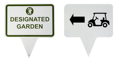METAL PADDLE SIGNAGE - Dint Golf Solutions