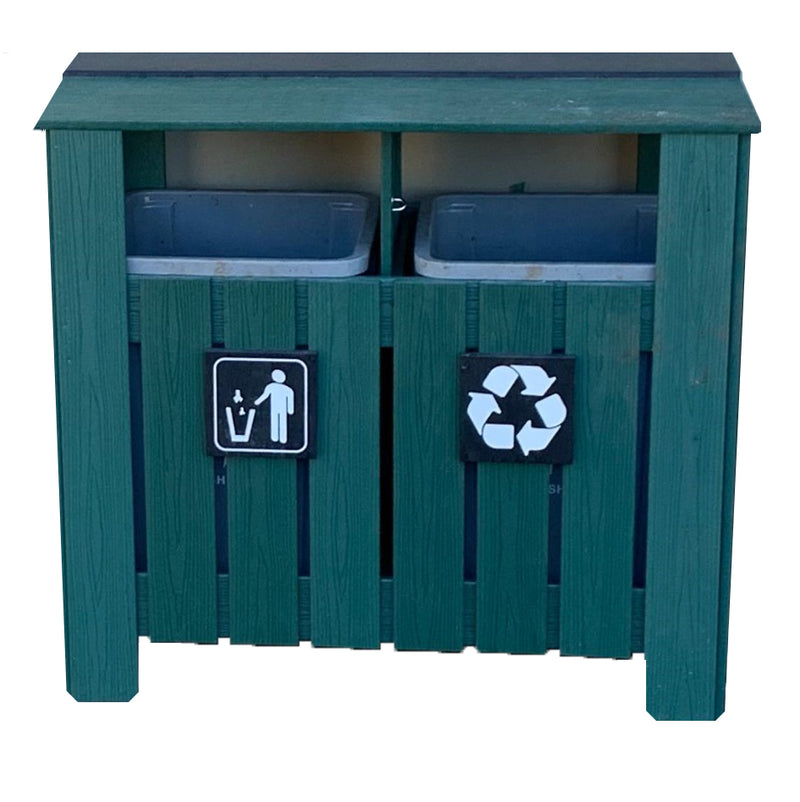 Dual Trash/Recycle Unit